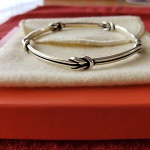 James Avery Lovers Knot bangle bracelet